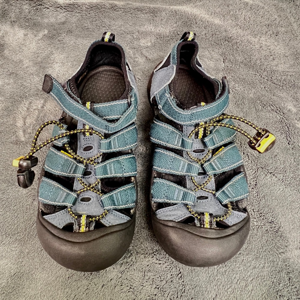 Keen Newport H2 Kids Sandals Blue Gray Size‎ 3 US 35 EU Hiking Water Shoes